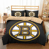 Boston Bruins Hockey League 3D Printed Duvet Cover Quilt Cover Pillowcase